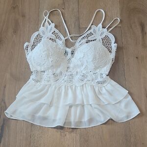 Lulumari White Top Size Large